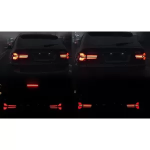 Stopuri LED compatibil cu BMW X5 E70 (2007-2013) Light Bar Upgrade la G05 LCI Design-image-6109847