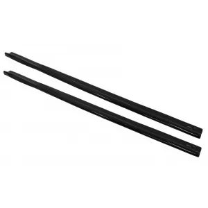 Side Skirts Extension suitable for Mercedes A-Class W176 Sport Line A45 Hatchback (2012-2018) Piano Black-image-6108097