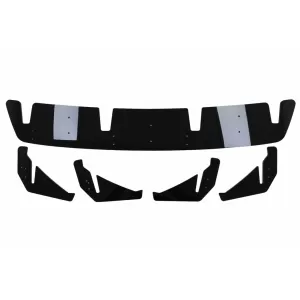 Pare-chocs Diffuseur Extension Splitter pour Mercedes Classe A W176 A45 Hatchback 15-18-image-6108081