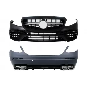 image-42-Kit carrozzeria per Mercedes Classe E W213 2016-2019 Paraurti Griglia Scarico Diffusore