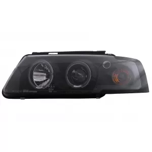 Faros Angel Eyes para VW Passat B5 3B 11.1996-08.2000 Luces Halógenas Negro-image-6111977