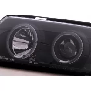 Faros Angel Eyes para VW Passat B5 3B 11.1996-08.2000 Luces Halógenas Negro-image-6111978