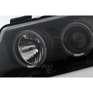 Faros Angel Eyes para VW Passat B5 3B 11.1996-08.2000 Luces Halógenas Negro-image-6111979