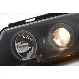 Faros Angel Eyes para VW Passat B5 3B 11.1996-08.2000 Luces Halógenas Negro-image-6111982