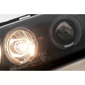 Faros Angel Eyes para VW Passat B5 3B 11.1996-08.2000 Luces Halógenas Negro-image-6111985