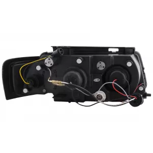 Faros Angel Eyes para VW Passat B5 3B 11.1996-08.2000 Luces Halógenas Negro-image-6111989