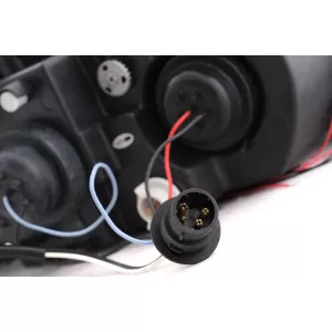 Faros Angel Eyes para VW Passat B5 3B 11.1996-08.2000 Luces Halógenas Negro-image-6111991