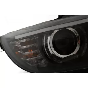 3D LED Angel Eyes Scheinwerfer für BMW 3er E92 E93 2006-2010 mit Xenon Schwarz-image-6109349