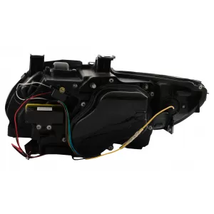 3D LED Angel Eyes Scheinwerfer für BMW 3er E92 E93 2006-2010 mit Xenon Schwarz-image-6109357