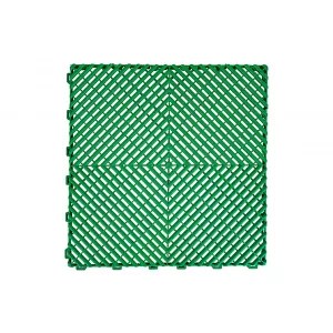 image-3-Garage Interlocking Floor Tiles Warehouse Modular Flooring Green