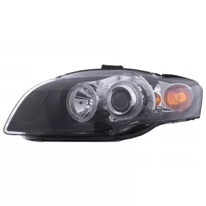 Faruri Angel Eyes compatibil cu Audi A4 B7 (11.2004-03.2008) Negru-image-6126754