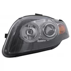 Faruri Angel Eyes compatibil cu Audi A4 B7 (11.2004-03.2008) Negru-image-6126756