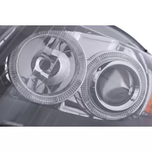 Faruri Angel Eyes compatibil cu Audi A4 B7 (11.2004-03.2008) Negru-image-6126757