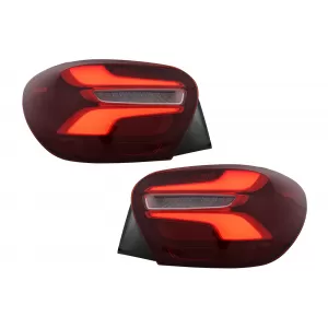 image-21-LED Taillights suitable for Mercedes A-Class W176 (2013-08.2015) Red Facelift Design