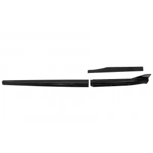 Kit Carrosserie Aero pour Tesla Model 3 17-22 Pare-chocs Diffuseur d'air Passages Roue Noir-image-6110770