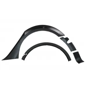 Kit Carrosserie Aero pour Tesla Model 3 17-22 Pare-chocs Diffuseur d'air Passages Roue Noir-image-6110776