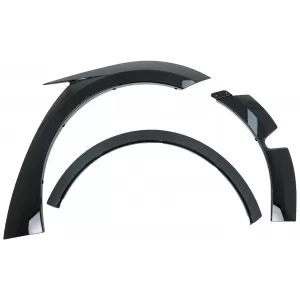 Kit Carrosserie Aero pour Tesla Model 3 17-22 Pare-chocs Diffuseur d'air Passages Roue Noir-image-6110780