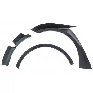 Kit Carrosserie Aero pour Tesla Model 3 17-22 Pare-chocs Diffuseur d'air Passages Roue Noir-image-6110781