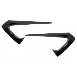 Kit Carrosserie Aero pour Tesla Model 3 17-22 Pare-chocs Diffuseur d'air Passages Roue Noir-image-6110785