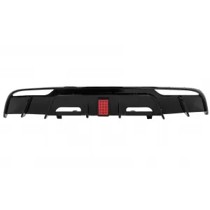 Pachet Exterior Complet de Extensii compatibil cu Tesla Model 3 (2023-up) Prelungire Bara Fata cu Difuzor de aer si Eleron Negru Lucios-image-6110819