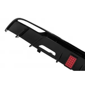 Pachet Exterior Complet de Extensii compatibil cu Tesla Model 3 (2023-up) Prelungire Bara Fata cu Difuzor de aer si Eleron Negru Lucios-image-6110820