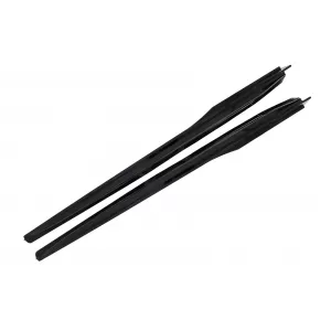 Pachet Exterior Complet de Extensii compatibil cu Tesla Model 3 (2023-up) Prelungire Bara Fata cu Difuzor de aer si Eleron Negru Lucios-image-6110834