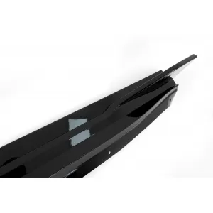 Pachet Exterior Complet de Extensii compatibil cu Tesla Model 3 (2023-up) Prelungire Bara Fata cu Difuzor de aer si Eleron Negru Lucios-image-6110836