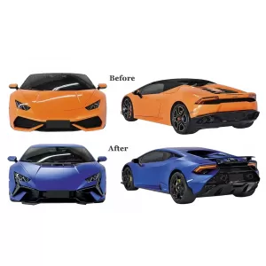Pachet Exterior Complet compatibil cu Lamborghini Huracan LP580 & LP610 EVO (2014-2023) Conversie la Tecnica Design-image-6110809