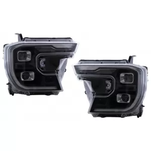 Voll LED Scheinwerfer für Ford Ranger T6.2 2022+ Schwarz Dynamische Blinker-image-6110569