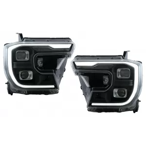Voll LED Scheinwerfer für Ford Ranger T6.2 2022+ Schwarz Dynamische Blinker-image-6110577