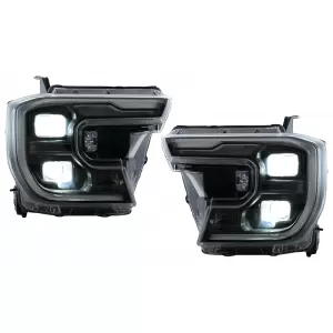 Voll LED Scheinwerfer für Ford Ranger T6.2 2022+ Schwarz Dynamische Blinker-image-6110581