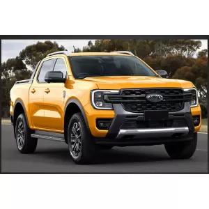 Voll LED Scheinwerfer für Ford Ranger T6.2 2022+ Schwarz Dynamische Blinker-image-6110740