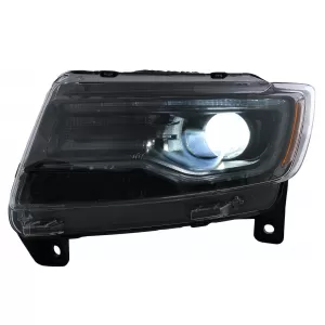 LED Headlights suitable for Jeep Grand Cherokee IV WK2 (2011-2013) Dynamic Turning Lights