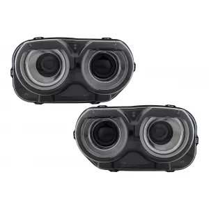 LED Headlights suitable for Dodge Challenger (2015-2023) Black