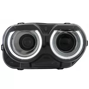 LED Headlights suitable for Dodge Challenger (2015-2023) Black RGB Lights
