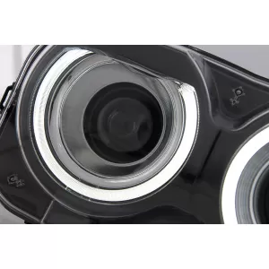 LED Headlights suitable for Dodge Challenger (2015-2023) Black RGB Lights