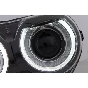 LED Headlights suitable for Dodge Challenger (2015-2023) Black RGB Lights