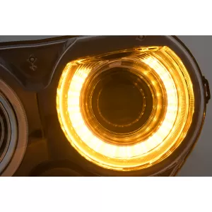 LED Headlights suitable for Dodge Challenger (2015-2023) Black RGB Lights