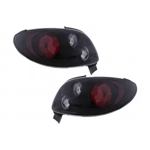 image-28-Taillights suitable for Peugeot 206 CC (1998-2004) 2 Doors Black