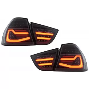 image-6-LED Taillights suitable for BMW 3 Series E90 LCI (2009-2011) Smoke Dynamic Turning Lights