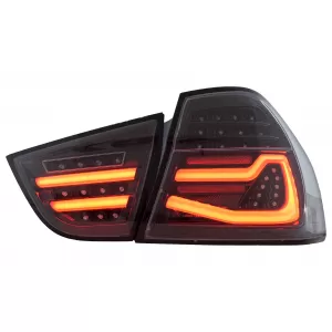 LED hátsó lámpák BMW 3-as E90 LCI (2009-2011) füstszínű dinamikus irányjelzővel-image-6110078