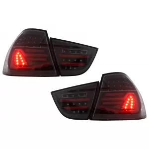 LED hátsó lámpák BMW 3-as E90 LCI (2009-2011) füstszínű dinamikus irányjelzővel-image-6110081