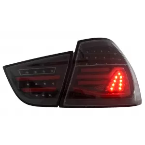 LED hátsó lámpák BMW 3-as E90 LCI (2009-2011) füstszínű dinamikus irányjelzővel-image-6110082