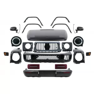 image-53-Kit Carrozzeria per Mercedes Classe G W463 12-17 Griglia Paraurti Cofano G63 2024 Design