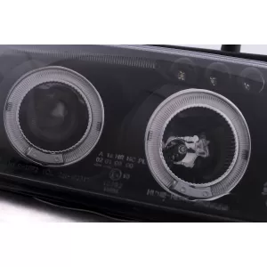 Faruri Angel Eyes compatibil cu VW Passat B5 3B (11.1996-08.2000) Negru-image-6112568