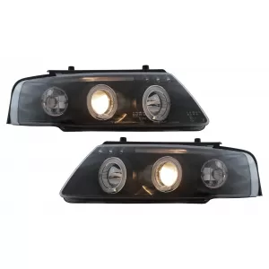 image-71-Angel Eyes Headlights suitable for VW Passat B5 3B (11.1996-08.2000) Black