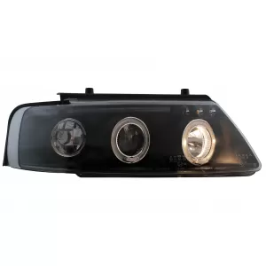 Faruri Angel Eyes compatibil cu VW Passat B5 3B (11.1996-08.2000) Negru-image-6112574