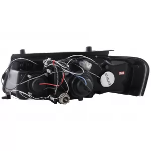 Faruri Angel Eyes compatibil cu VW Passat B5 3B (11.1996-08.2000) Negru-image-6112576