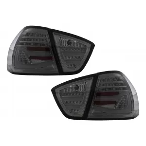 Stopuri LED compatibil cu BMW Seria 3 E90 Sedan (03.2005-08.2008) Fumuriu-image-6113214