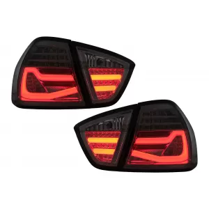 image-33-LED BAR Taillights suitable for BMW 3 Series E90 Sedan (03.2005-08.2008) Smoke